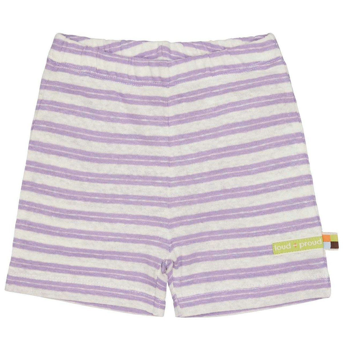 Leichte Leinen Shorts flieder geringelt 146/152 Leichte Leinen Shorts flieder geringelt 146/152
