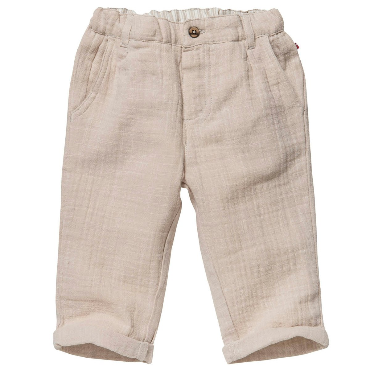 Leichte Musselin Hose beige 74/80 Leichte Musselin Hose beige 74/80