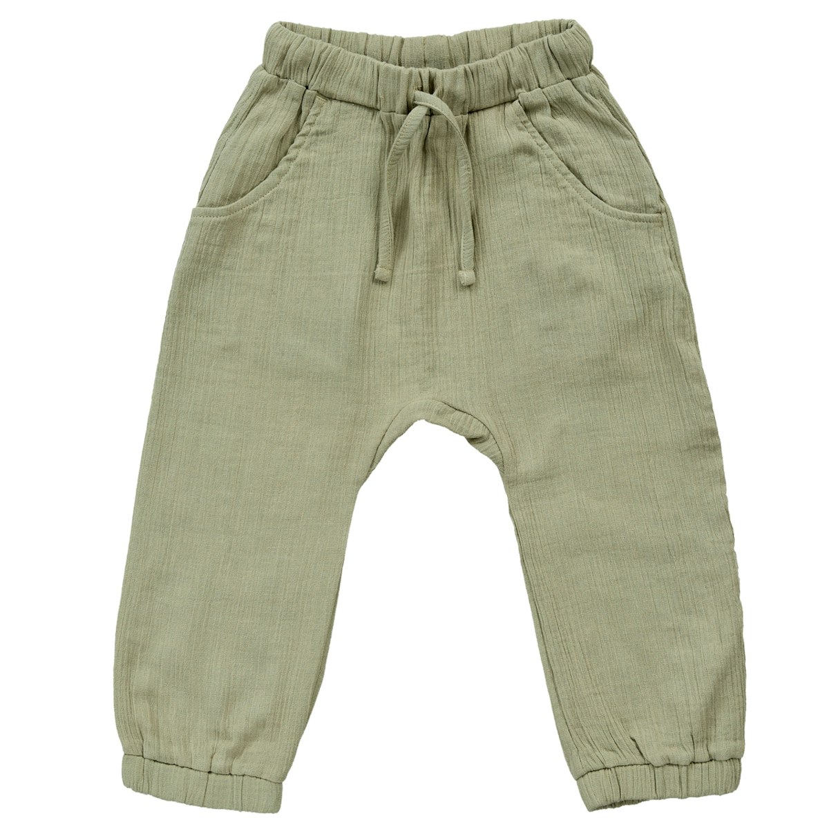 Leichte Musselin Hose grün 110/116 Leichte Musselin Hose grün 110/116