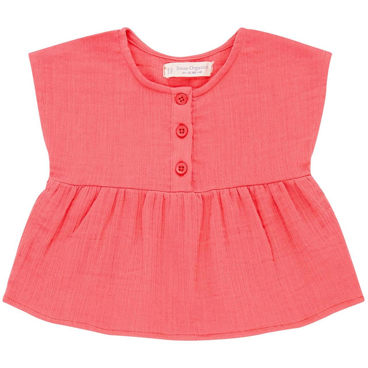 Leichte Musselin Tunika in rosa 86/92 Leichte Musselin Tunika in rosa 86/92