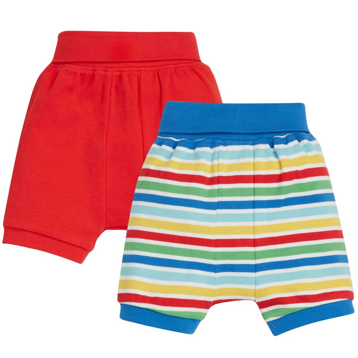 Leichte Shorts Doppelpack Regenbogen 74/80 Leichte Shorts Doppelpack Regenbogen 74/80