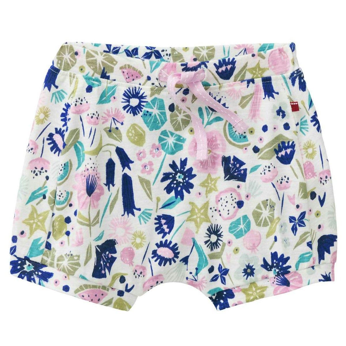 Leichte Shorts tropische Blüten bunt 104 Leichte Shorts tropische Blüten bunt 104