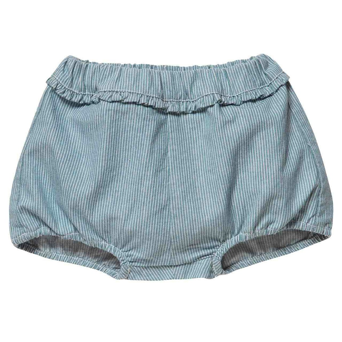 Leichte gewebte Shorts denimblau gestreift 62/68 Leichte gewebte Shorts denimblau gestreift 62/68