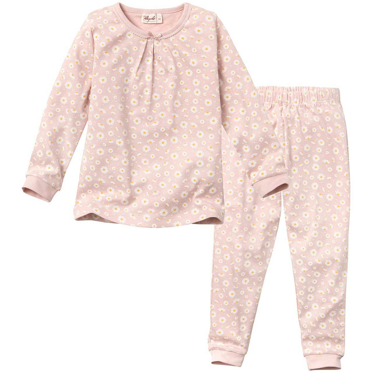 Leichter Feinripp Schlafanzug Gänseblümchen 116 Leichter Feinripp Schlafanzug Gänseblümchen 116