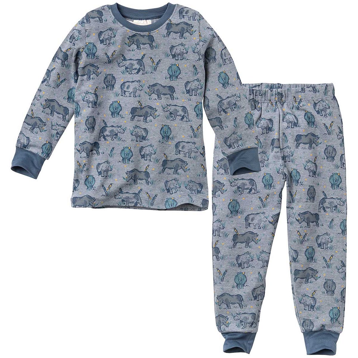 Leichter Jungen Schlafanzug Nashorn dunkelblau 98 Leichter Jungen Schlafanzug Nashorn dunkelblau 98