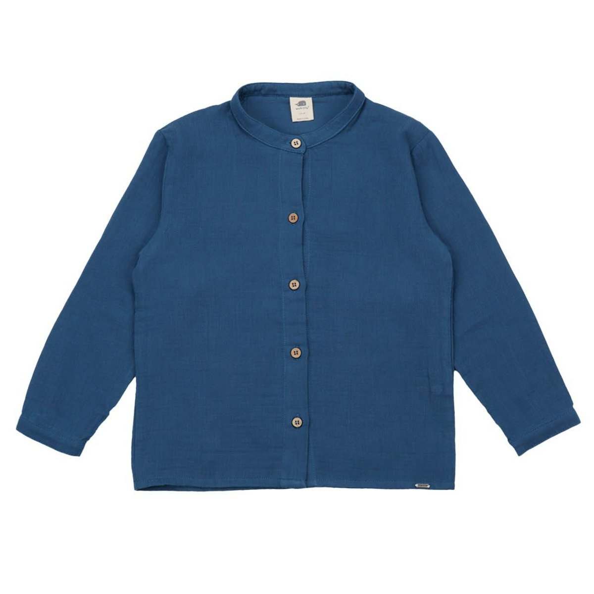 Leichtes Musselin Hemd dunkelblau 104 Leichtes Musselin Hemd dunkelblau 104