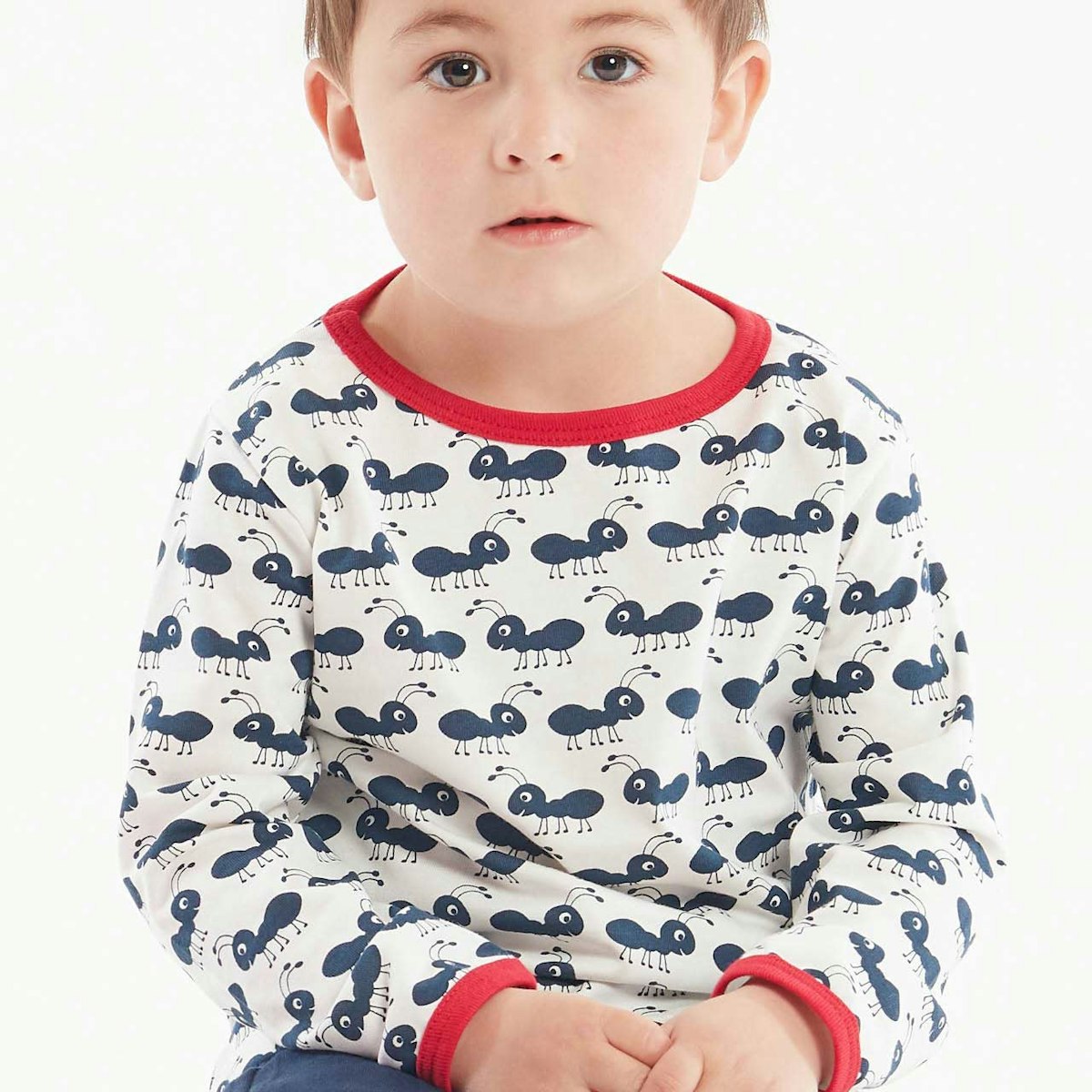 Leichtes Shirt langarm Ameisen marine 110/116 Leichtes Shirt langarm Ameisen marine 110/116