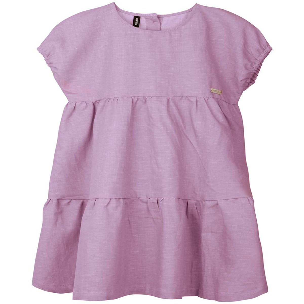 Leichtes Sommerkleid Leinen Baumwolle lavendel 86 Leichtes Sommerkleid Leinen Baumwolle lavendel 86