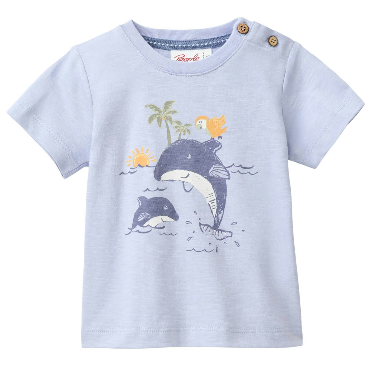 Leichtes T-Shirt Delfin blau 98/104 Leichtes T-Shirt Delfin blau 98/104