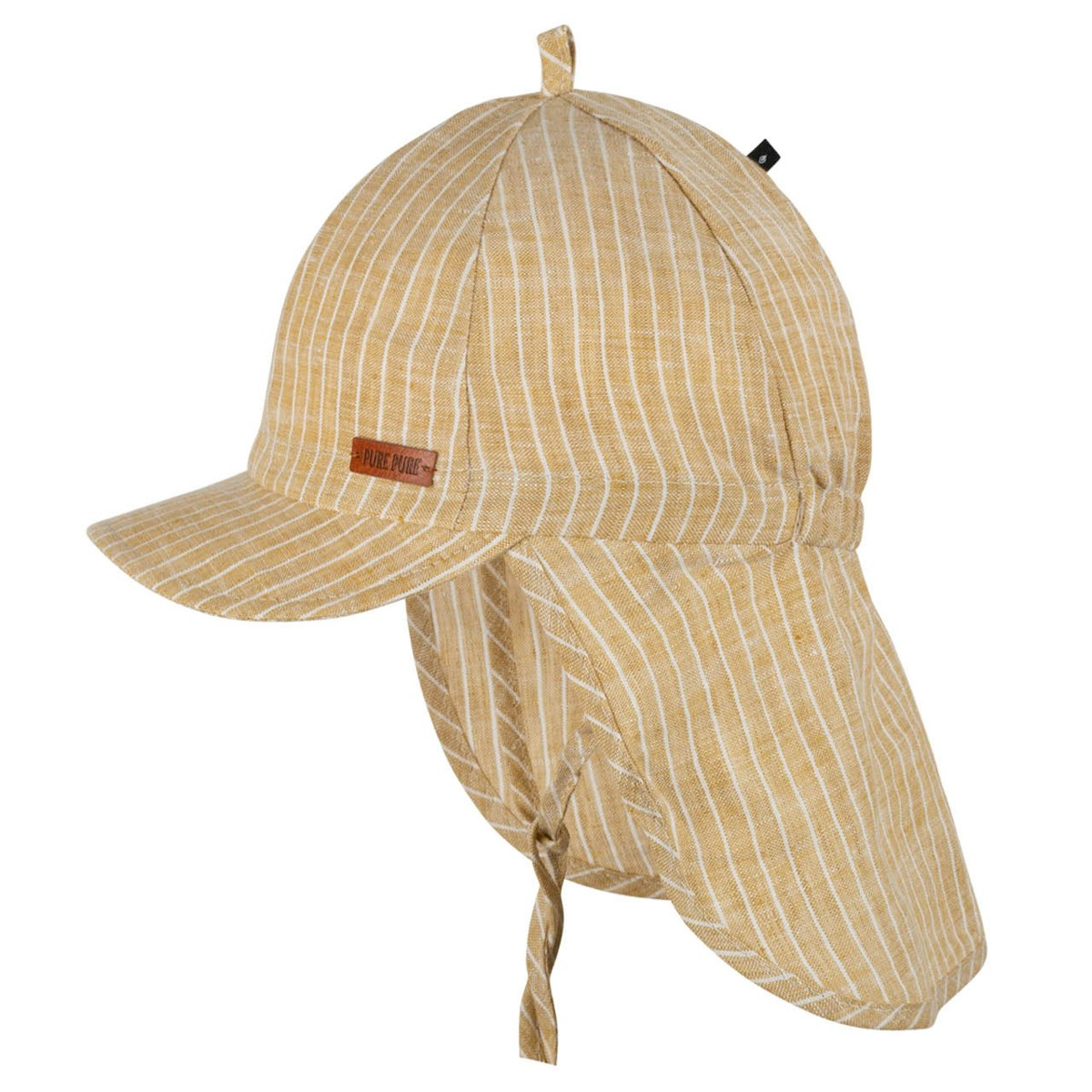 Leinen Schirmmütze Nackenschutz sahara-beige 47 Leinen Schirmmütze Nackenschutz sahara-beige 47
