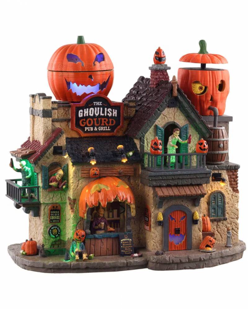 Lemax Spooky Town - The Ghoulish Gourd Pub & Grill