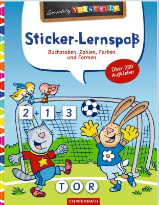 Lernerfolg Vorschule: Sticker-Lernspaß (Fußball)