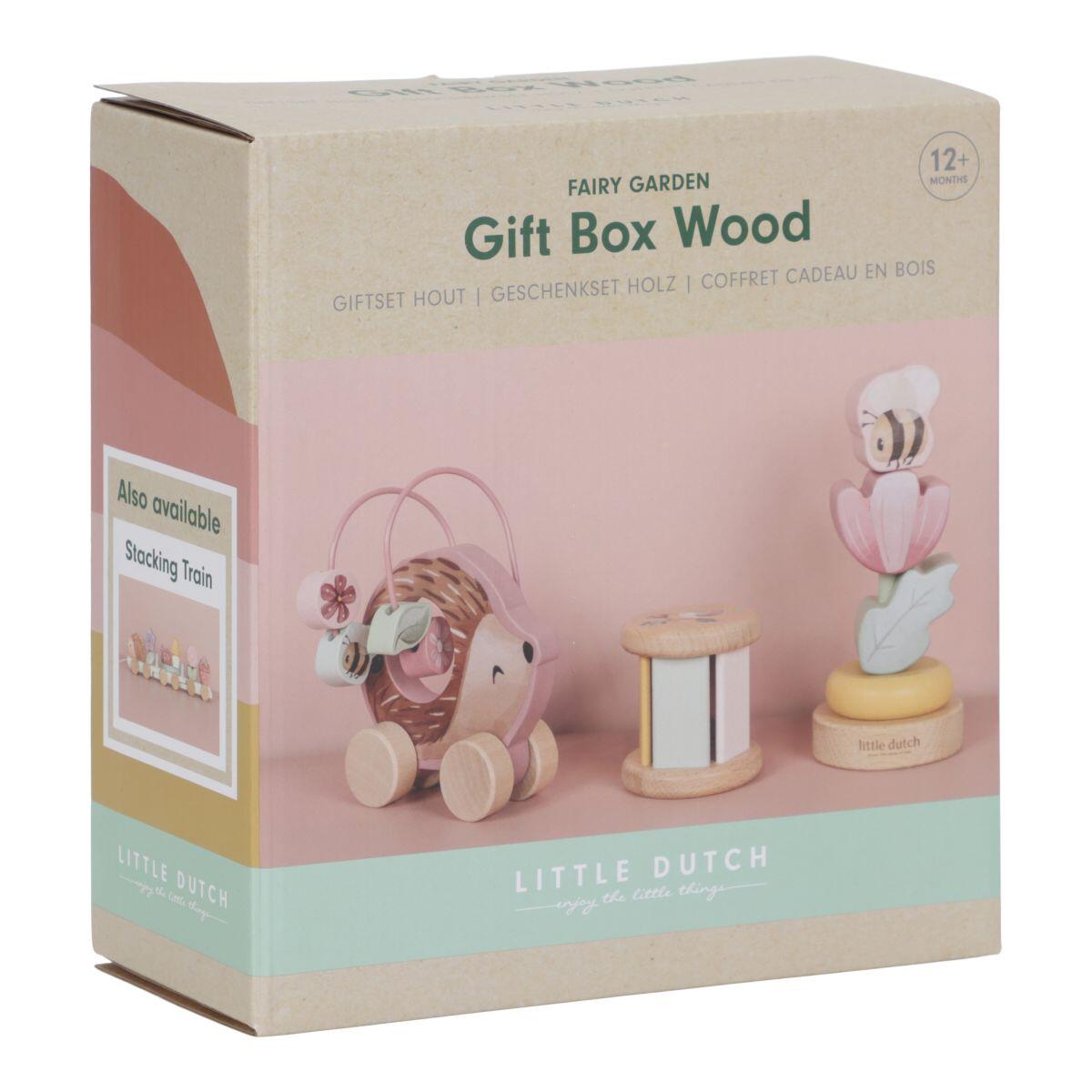Little Dutch - Geschenkset Rosa / Rassel / Stecken / Greifen Little Dutch - Geschenkset Rosa / Rassel / Stecken / Greifen