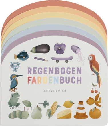 Little Dutch Kinderbuch Regenbogen Farbenbuch