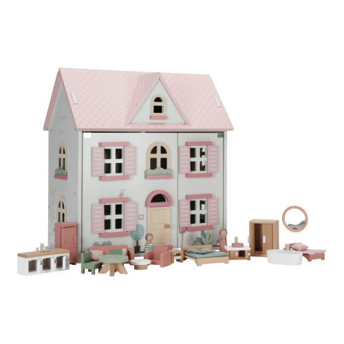 Little Dutch - LD Puppenhaus aus Holz rosa Little Dutch - LD Puppenhaus aus Holz rosa