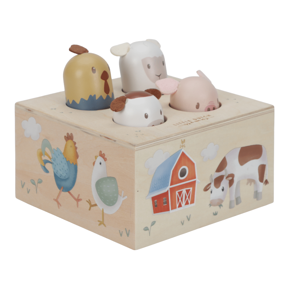 Little Dutch - Pop Up Spiel Holz / Drück mich Little Dutch - Pop Up Spiel Holz / Drück mich