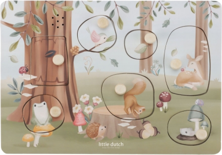 Little Dutch Sound-Greif-Puzzle Forest Friends