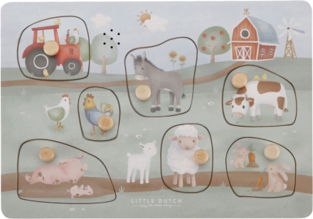 Little Dutch Sound-Greif-Puzzle Little Farm