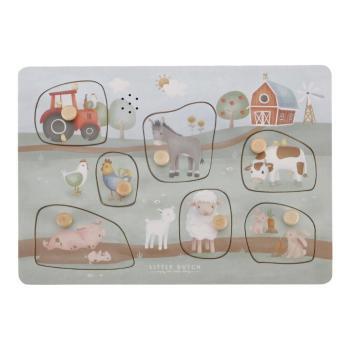 Little Dutch - Sound Greif Puzzle Little Farm Bauernhof Holz mit Geräuschen Little Dutch - Sound Greif Puzzle Little Farm Bauernhof Holz mit Geräuschen