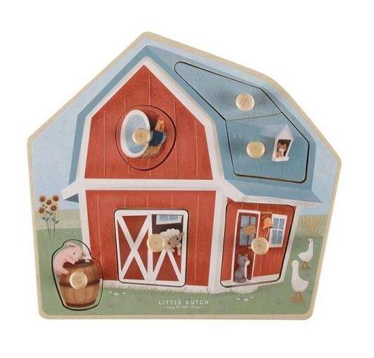 Little Dutch - Steckpuzzle Little Farm Little Dutch - Steckpuzzle Little Farm