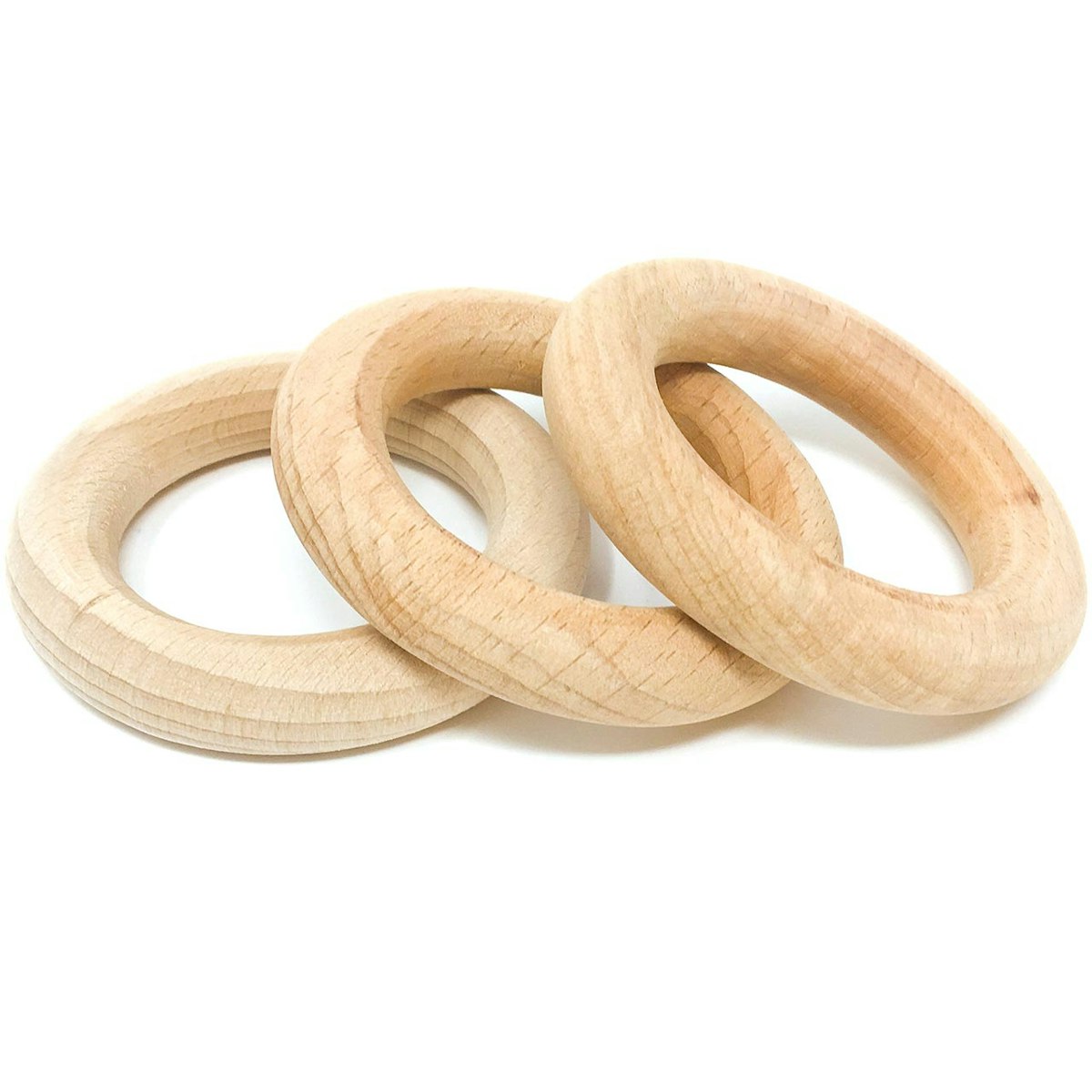 Little Hoops 3er Set naturfarben – ab Geburt Little Hoops 3er Set naturfarben – ab Geburt