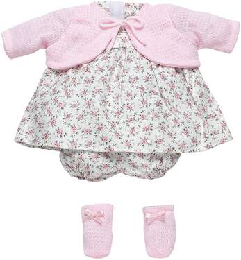 Llorens Puppenkleidung Rosen / Rose für 40 - 42 cm Puppen