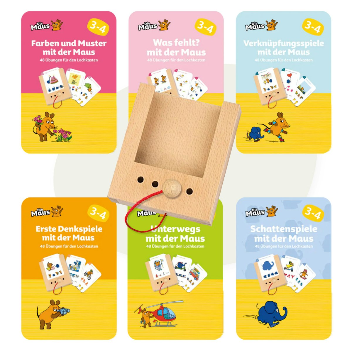Lochkasten Starterset Die Maus 3-4 Jahre Lochkasten Starterset Die Maus 3-4 Jahre