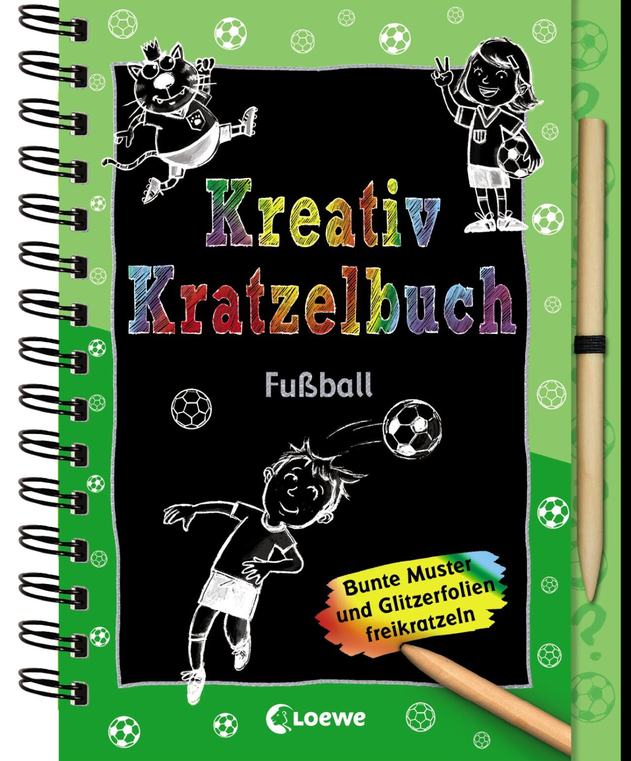 Loewe Verlag - Kreativ-Kratzelbuch: Fußball Loewe Verlag - Kreativ-Kratzelbuch: Fußball
