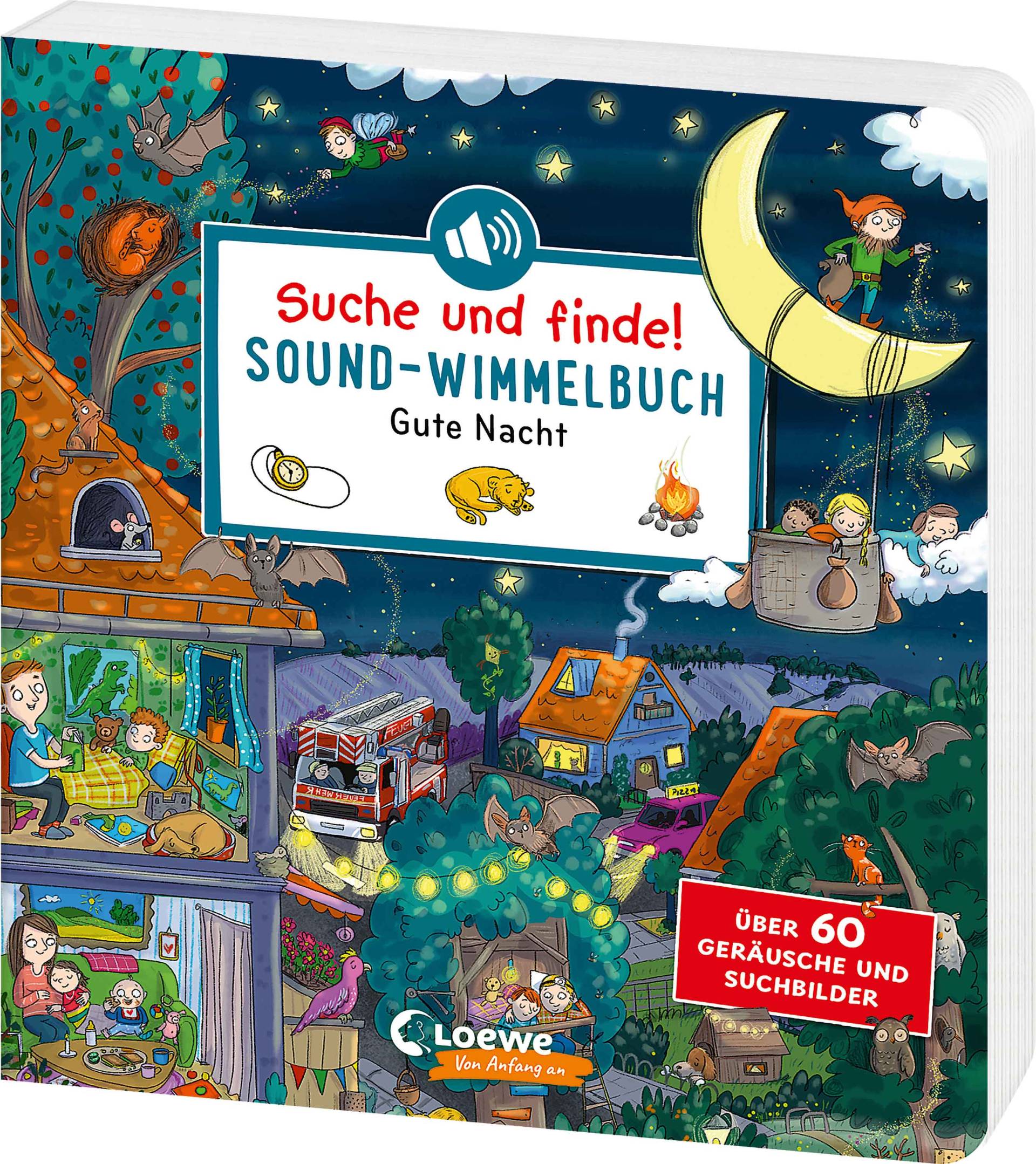 Loewe Verlag - Suche und finde! Sound-Wimmelbuch - Gute Nacht Loewe Verlag - Suche und finde! Sound-Wimmelbuch - Gute Nacht