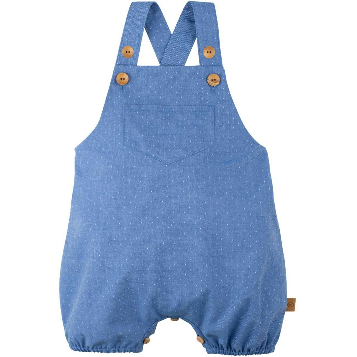 Luftig, lockerer Sommerstrampler blau Popeline 68 Luftig, lockerer Sommerstrampler blau Popeline 68