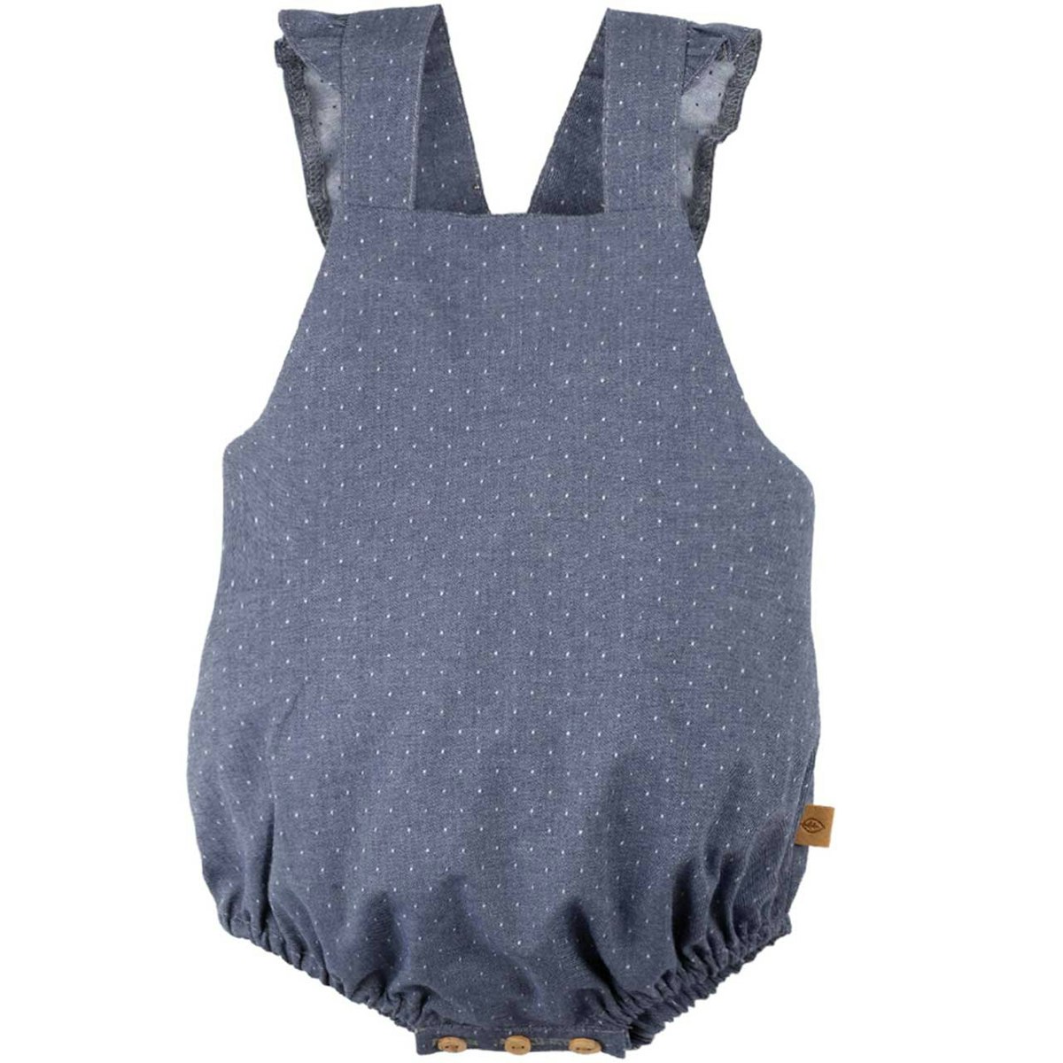 Luftig, lockerer Sommerstrampler indigo Popeline 68 Luftig, lockerer Sommerstrampler indigo Popeline 68