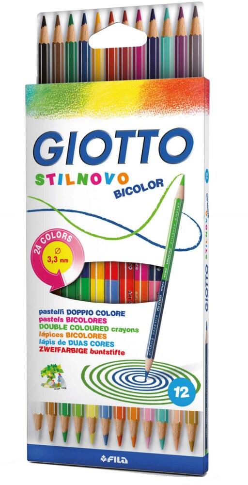 Lyra - Giotto Stilnovo Bicolor Buntstifte mit 2 verschiedenen Minenfarben 12 Stück Lyra - Giotto Stilnovo Bicolor Buntstifte mit 2 verschiedenen Minenfarben 12 Stück