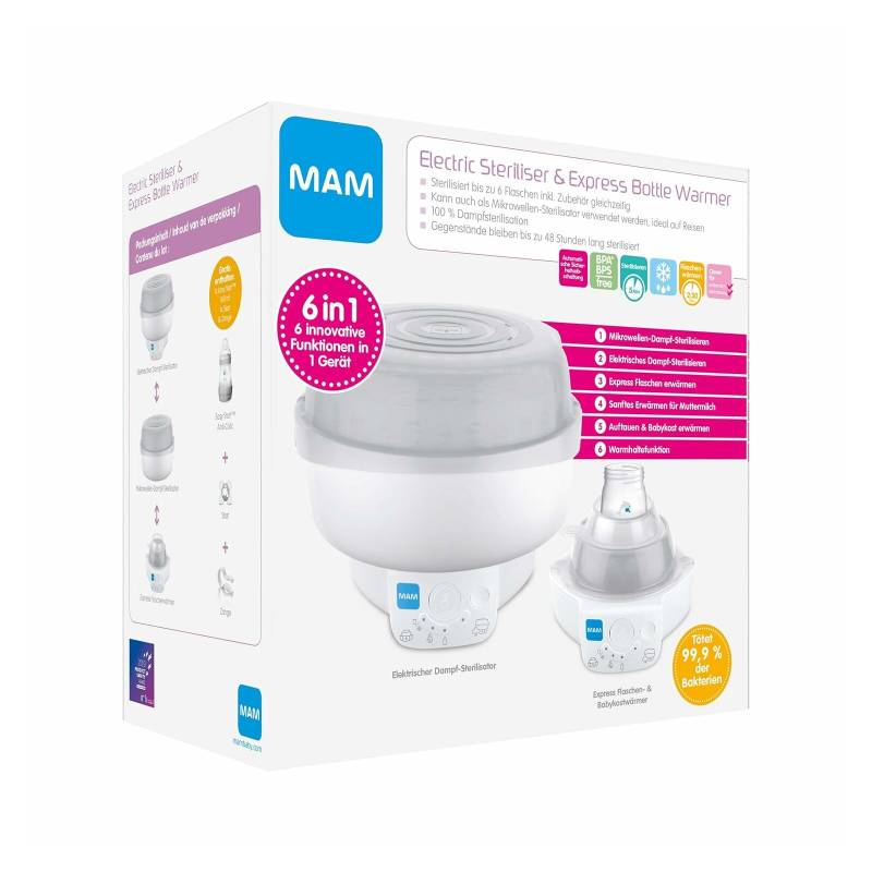 MAM - MAM 6in1 Sterilisator und Express Babykosterwärmer