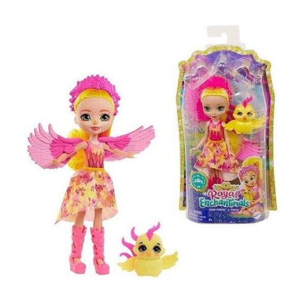 MATTEL - GYJ04 - Enchantimals Royals Falon Phoenix Puppe & Sunrise, Spielfigur