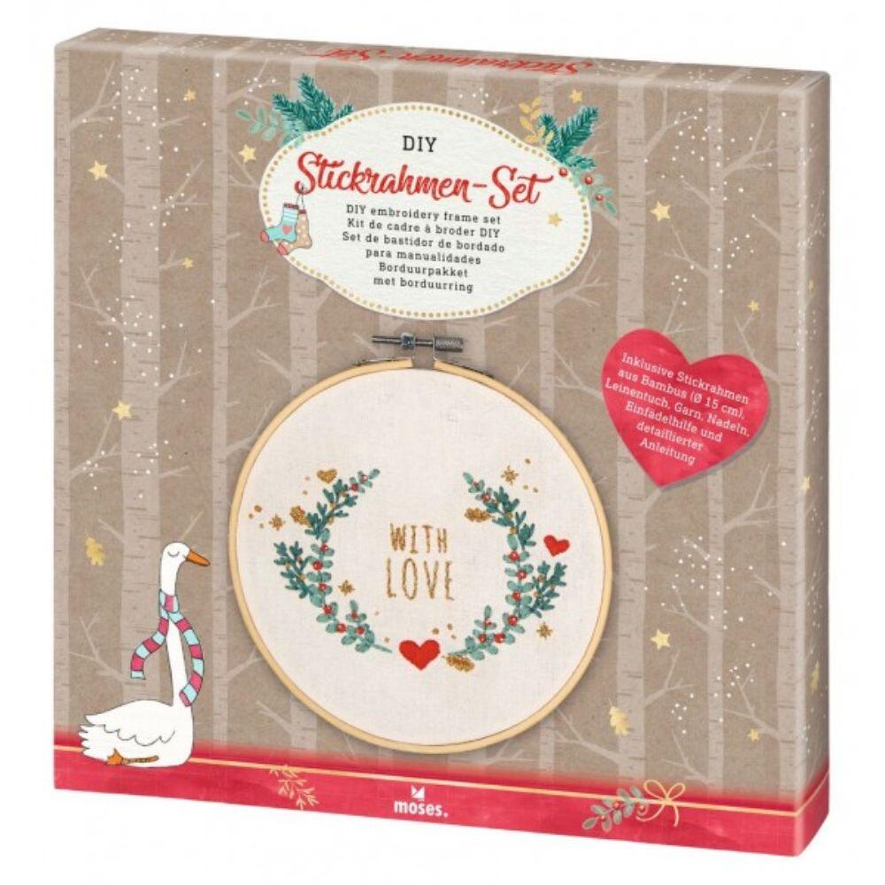 MOSES DIY Stickrahmen Winter MOSES DIY Stickrahmen Winter