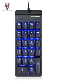 MOTOSPEED K22 Mechanical Numeric Keypad Wired Backlight Keyboard 22 Keys Mini Numpad Extended Layout