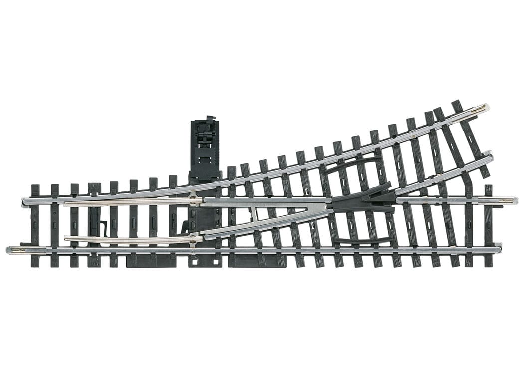 Märklin 2265 K-Gleis Weiche Links Länge 168,9mm Schienen Modellbahn Moba 1:87