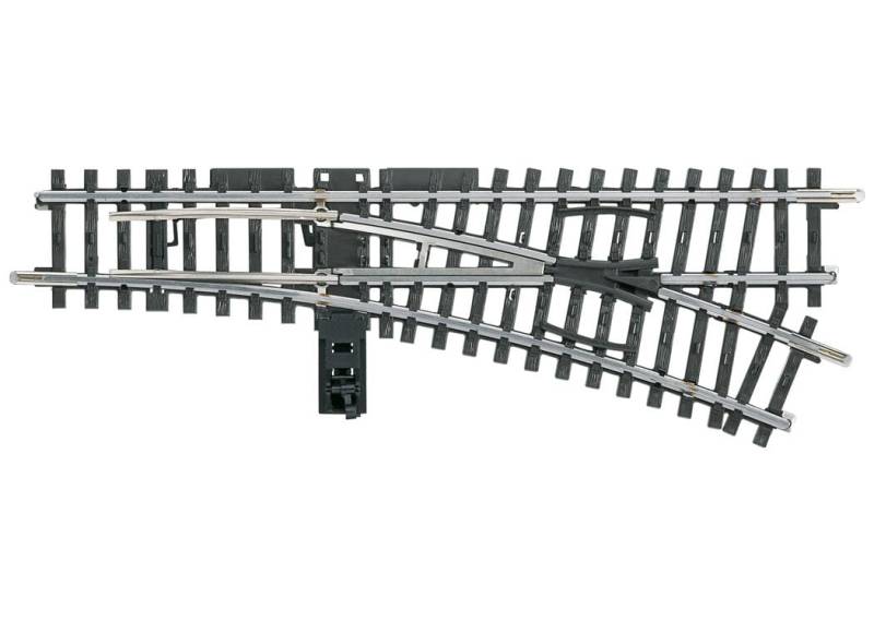 Märklin 2266 K-Gleis Weiche Rechts Länge 168,9mm Schienen Modellbahn Moba 1:87