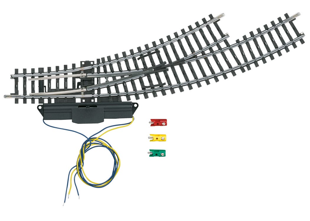 Märklin 2268 K-Gleis Bogenweiche Links Radius 360mm / 30° Schienen Modellbahn H0