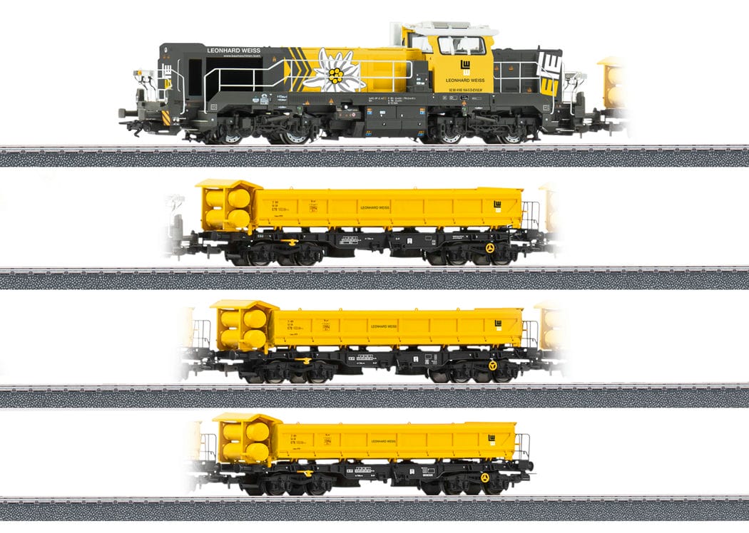 Märklin 26180 Zugpackung "Bauzug Leonhard Weiss" H0 Modelleisenbahn Märklin 26180 Zugpackung "Bauzug Leonhard Weiss" H0 Modelleisenbahn