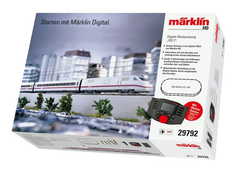 Märklin 29792 Digital-Startpackung ICE 2 DB AG H0 MoBa H0 1:87