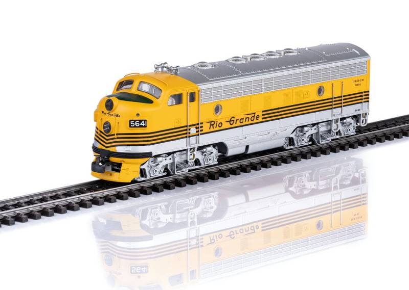 Märklin 30601 Dieselelektrische US-Lokomotive F7 D & RGW "Rio Grande" H0 MoBa