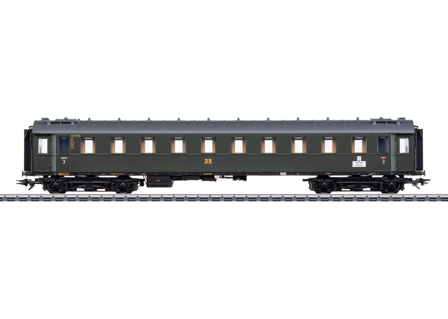 Märklin 42522 Schnellzugwagen C4ü zur Dampflok BR 19.0 DR DDR H0 Modelleisenbahn Märklin 42522 Schnellzugwagen C4ü zur Dampflok BR 19.0 DR DDR H0 Modelleisenbahn
