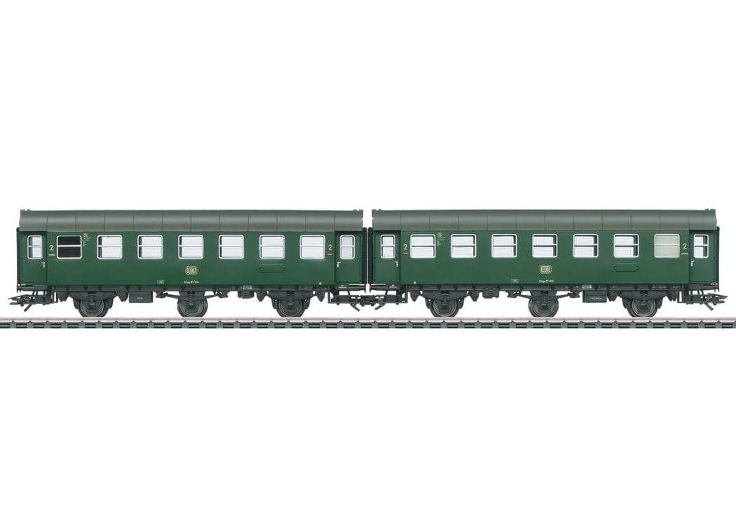 Märklin 43186 Personenwagen-Paar Umbauwagen 2. Klasse DB H0 Modelleisenbahn