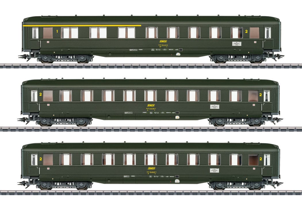 Märklin 43230 Personenwagen-Set Schürzenwagen SNCF H0 Modelleisenbahn MoBa