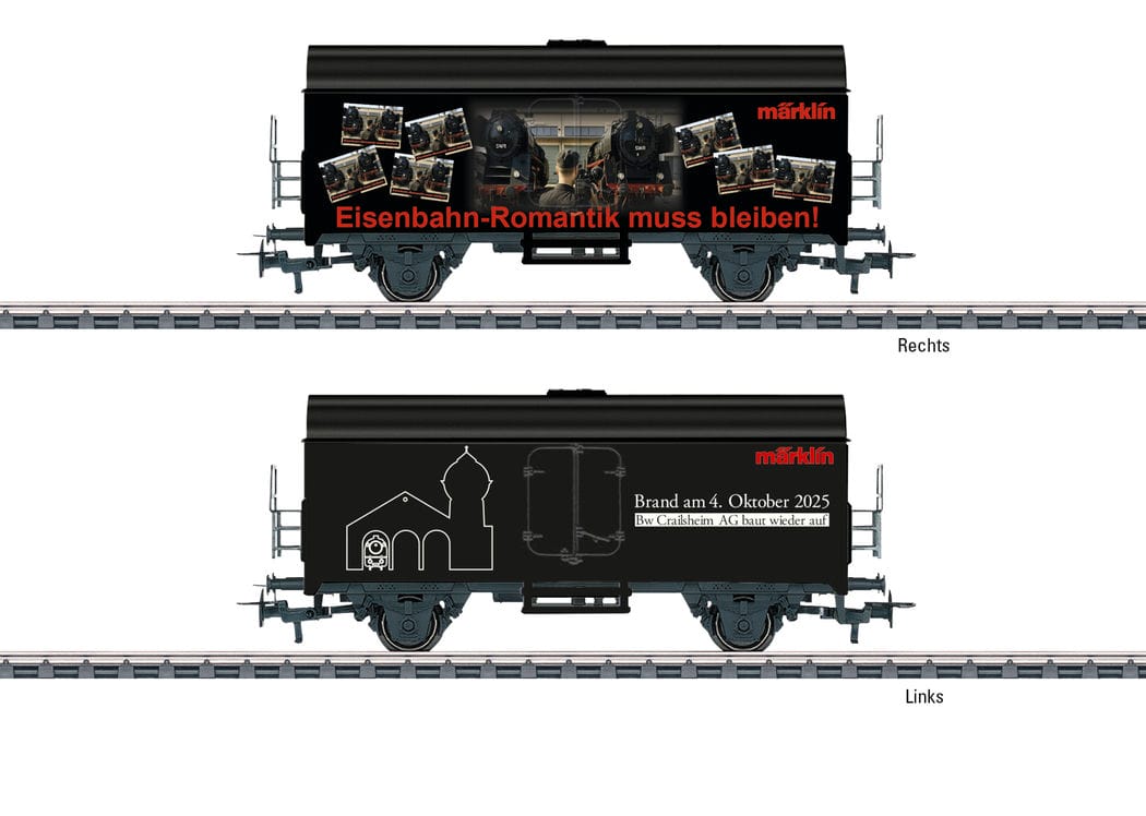 Märklin 44294 Sonderwagen "Eisenbahnromantik" mit Spendenaktion H0 Modelleisenbahn Märklin 44294 Sonderwagen "Eisenbahnromantik" mit Spendenaktion H0 Modelleisenbahn