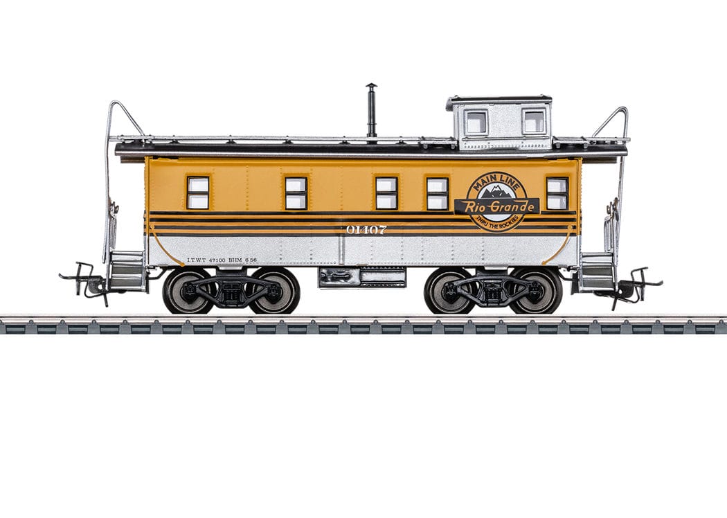 Märklin 45713 US-Güterzug-Begleitwagen Caboose Tin Plate H0 Modelleisenbahn mhi