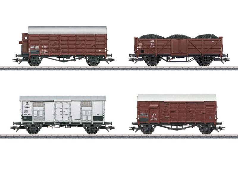 Märklin 46564 Güterwagen-Set zur Dampflok BR 52 ÖBB H0 Modelleisenbahn