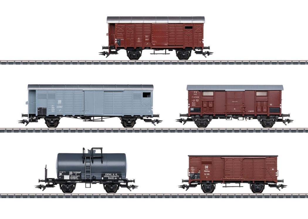 Märklin 46575 Güterwagen-Set zur Ae 6/8 BLS H0 Modelleisenbahn