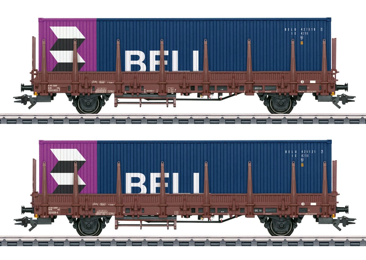 Märklin 46939 Rungenwagen-Set Kbs NS H0 Modellbahn Braunkohle Waggons Märklin 46939 Rungenwagen-Set Kbs NS H0 Modellbahn Braunkohle Waggons